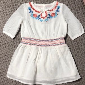 Janie and Jack Embroidered Dress NWT